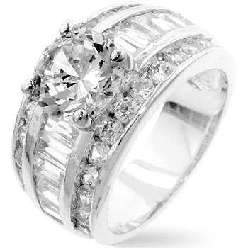 **NEW**Gorgeous Sparkling** 3.45ctw Simulated Diamond Wedding Ring