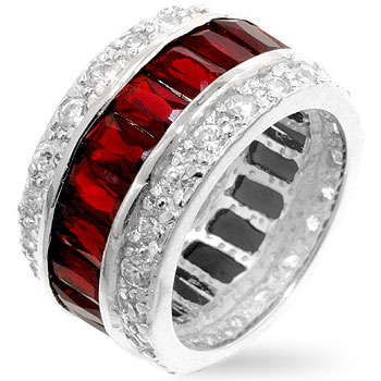 ***925 STERLING SILVER**Magnificent eternity ring**Size 11