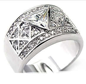 Trillian cut cz dress ring**Size 9/10***