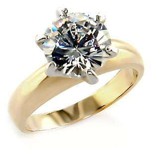**SPEECHLESS**4.50ct**Brilliant Round Cut Solitiare Cut Engagement Ring**Size 6-10**
