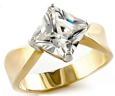 **GORGEOUS**3.00ct**Princess Cut Engagement Ring**Size 8/10**