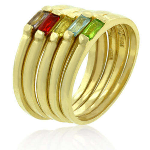**FABULOUS FOR SUMMER**Rainbow Pleasure Ring**Size 9/10***