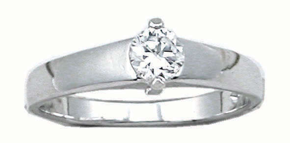 ***NEW****925 Sterling Silver***Simulated Diamond Engagement Ring***Size 8-10**