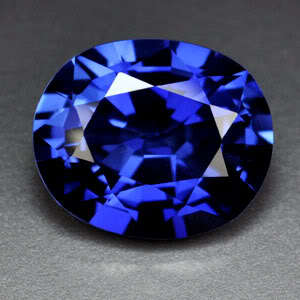 **6.60ct**Stunning cornflowers blue oval sapphire