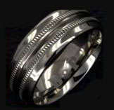 **NEW ARRIVAL**GORGEOUS** Men's Comfort Fit TITANIUM Ring** Size 13**