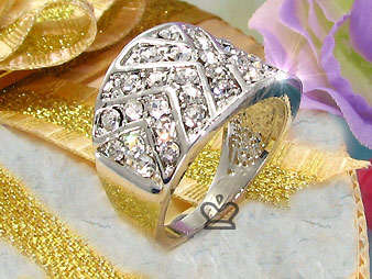 Crystal Dress Ring**Size 6.5