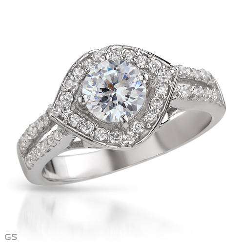 **NEW**2.50ctw GORGEOUS SPARKLING 925 Sterling Silver***Engagement Ring**Size 8**