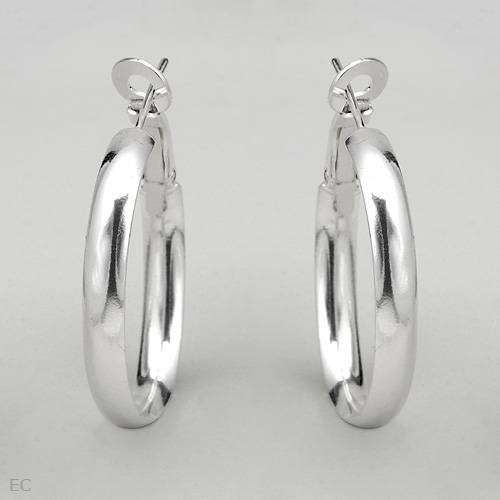 925 Sterling Silver Hoop Earrings