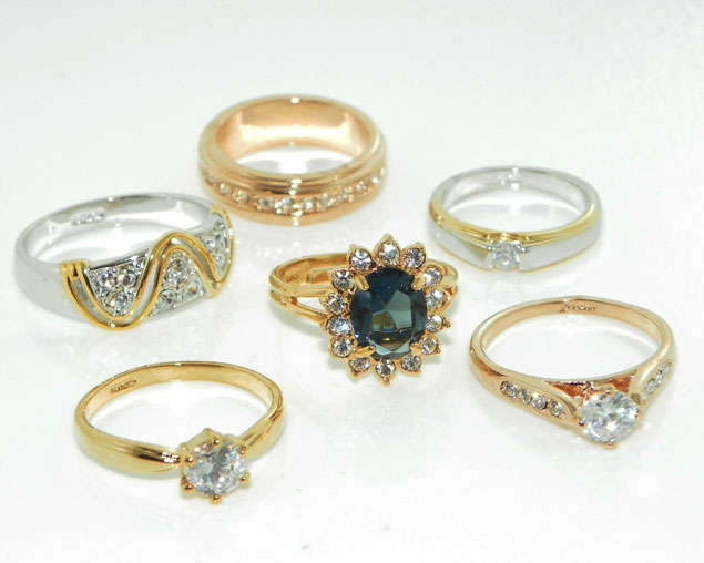 ***FANTASTIC VALUE*** Wholesale Lot of 6 rings***DON"T MISS OUT***