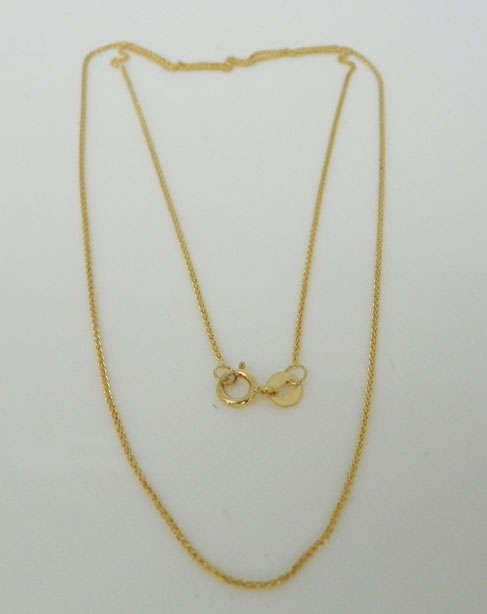 **NEW**9ct YELLOW GOLD**45cm Wheat Chain**