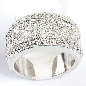 **SPARKLING**Dress Ring**Cubic Zirconia**Size 8**