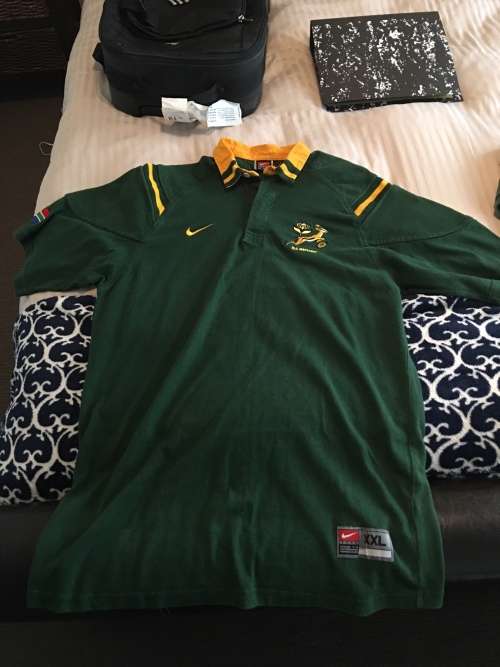 2000 REPLICA SPRINGBOK RUGBY JERSEY BY NIKE
