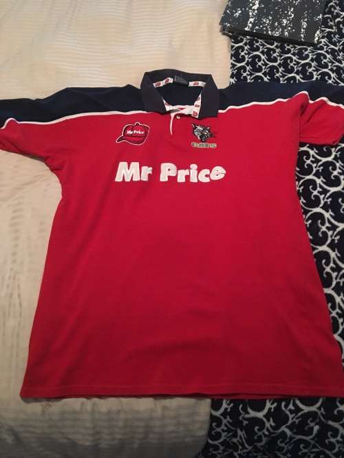 2001 CATS PLAYER ISSUE RUGBY TRANING JERSEY - SIZE XXL