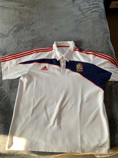 2009 British and Irish lion rugby golf shirt - Adidas - Size XXL