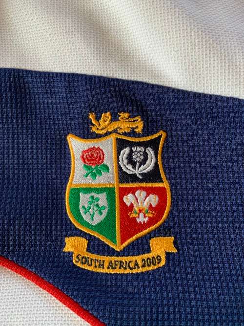 2009 British and Irish lion rugby golf shirt - Adidas - Size XXL