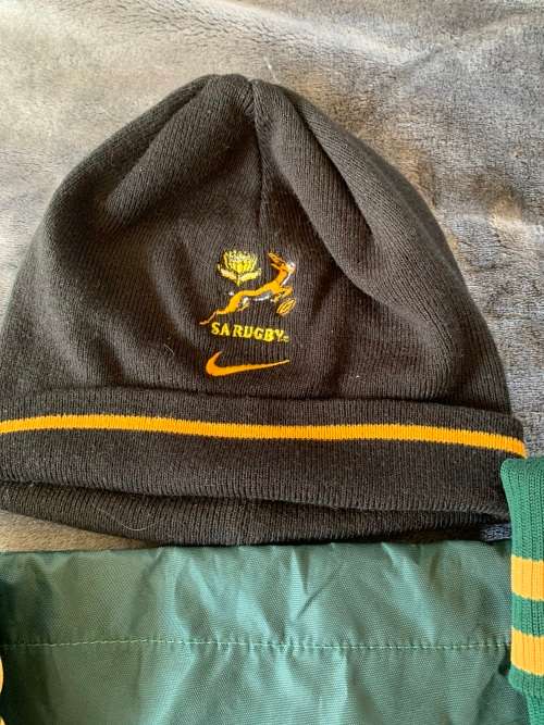 Springbok rugby player issue hamper