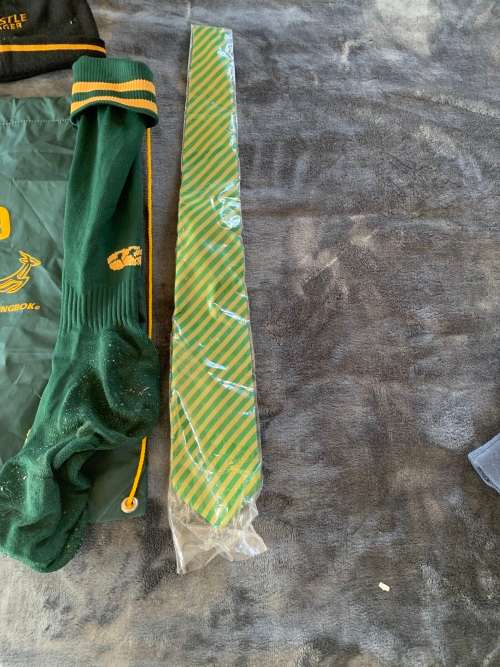 Springbok rugby player issue hamper