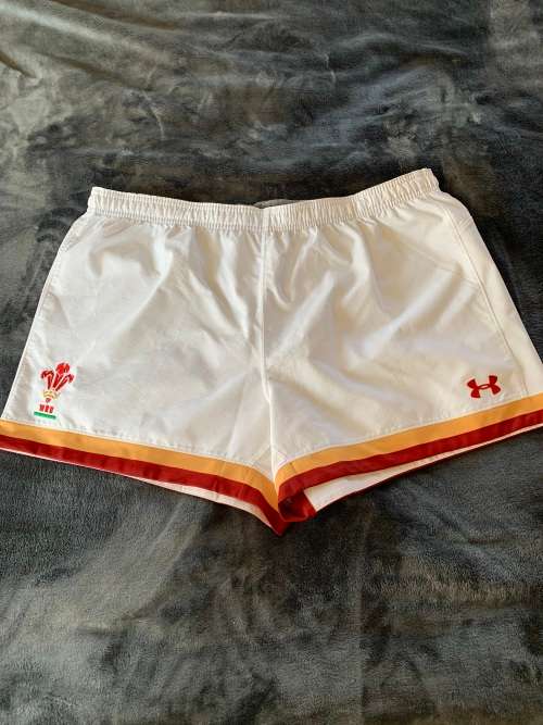 Wales Rugby player issue match shorts - Under Armour - Size XXXL