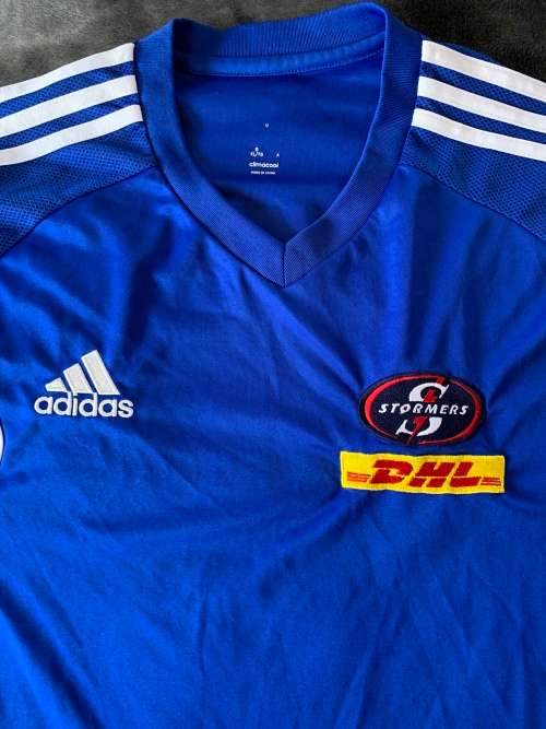 Stormers rugby player issue warm-up t-shirt - Adidas - Size XL