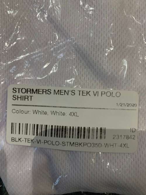 Stormers Golf shirt - BLK - size 4XL