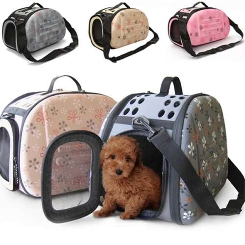 LAST! Portable Small Pet Cat Dog Carrier Travel Tote Shoulder Bag Cage CHAMPAGNE