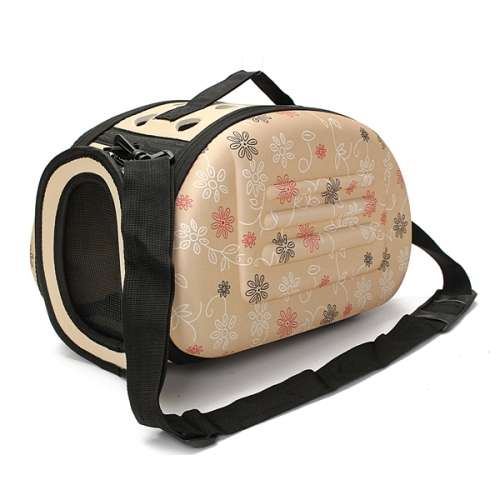 LAST! Portable Small Pet Cat Dog Carrier Travel Tote Shoulder Bag Cage CHAMPAGNE