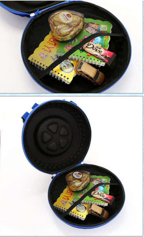 Kids 3D Unique Car Tyre Wheel Backpack Bag for Kindergarten Children BLACK