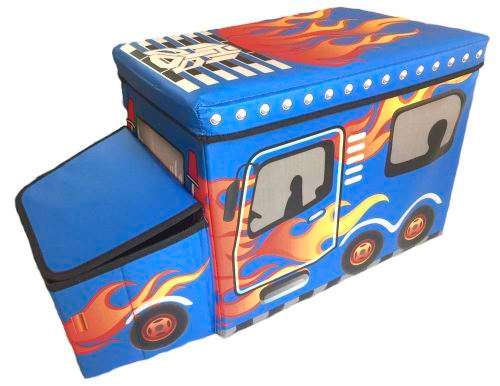 Brand New Kids' Truck Ottoman Foldable Seatable Toys Cars Storage Box. Perfect Gift!