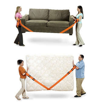 Two Straps Belts for Easier Furniture Heavy Weight Lifting Moving Home Mover