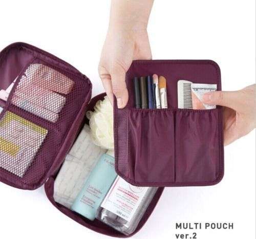 Travel Cosmetic Makeup Toiletry Case Wash Organizer Storage Bag 4 Colors available
