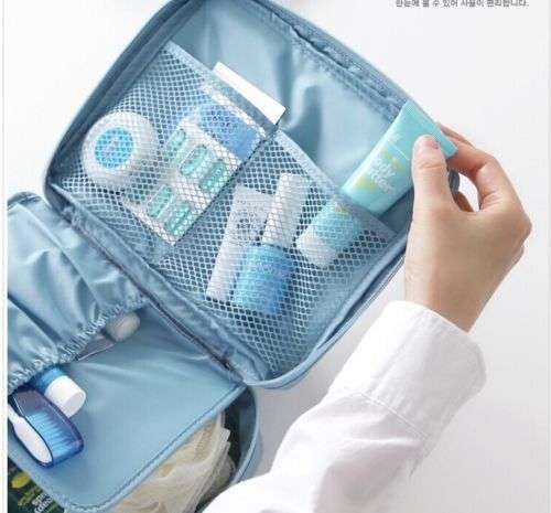 Travel Cosmetic Makeup Toiletry Case Wash Organizer Storage Bag 4 Colors available