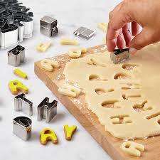 BIG 26 Alphabets Cookie Cutters Cake Decorating Set Mould 8cm Tall