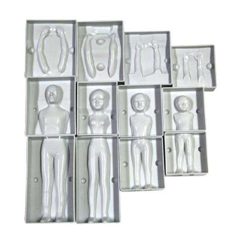 Bake 3D Cake with FOUR People Moulds Decorate Family Figurines Man Women Child