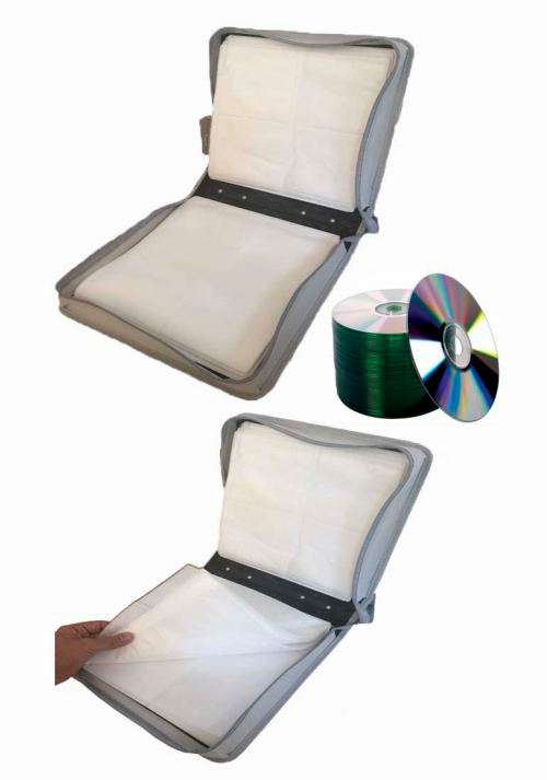 NEW 240 Disc CD DVD Storage Organizer Holder Cover Bag Travel Case Blu-Ray D
