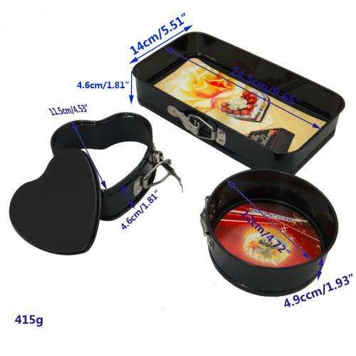 Mini Non Stick 3pcs Bakeware Set