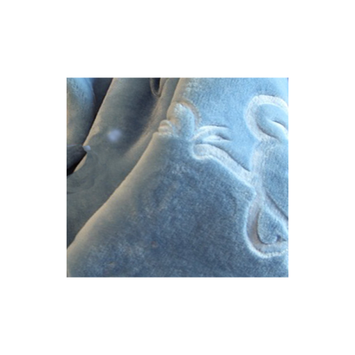 HIGH QUALITY Blue Embossed Baby Blanket