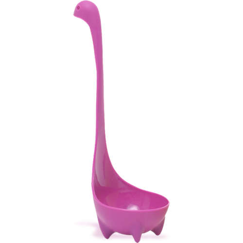 Brand New Nessie Ladle Upright Monster Design for Soups Gravy and more PINK