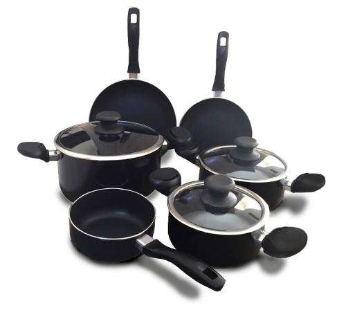 Brand New Premium Quality 9-Piece Non Stick  Aluminium Induction Cookware Set
