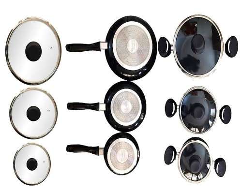 Brand New Premium Quality 9-Piece Non Stick  Aluminium Induction Cookware Set