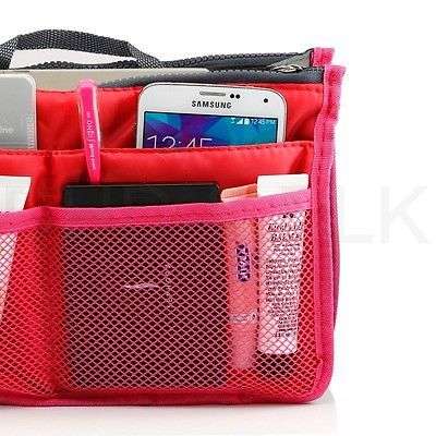 My Bag Organizer Ladies Travel Cosmetic Purse Handbag Insert Tidy Bag Storage