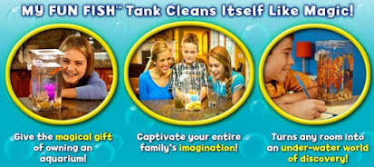 New Self Cleaning Fish Tank Aquarium Setup. A great gift for first-time pet owners!