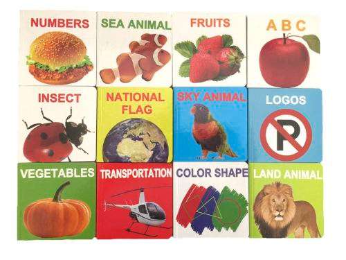 NEW Set of 12 Baby Toddler Kids Books Learning Educational Fun Books