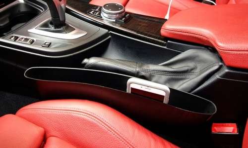 Car Seat Pocket Catcher and Organizer Black