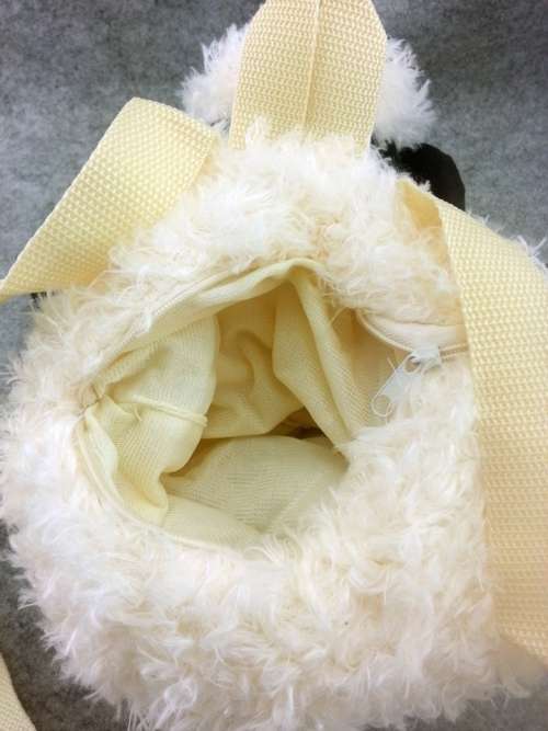 Shaun The Sheep Cute Furry Plush Baby Toddler Kid Backpack Bag