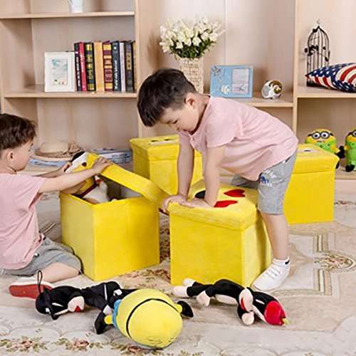 NEW Emoji Storage Box Toys Books Clothes Choose from Round or Square