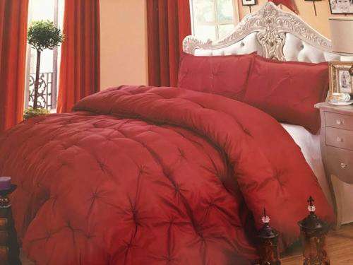 12pc Queen Comforter Set RUST Color