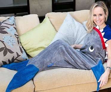 Shark Blanket One size fits all kids and most Adults! 142cm long