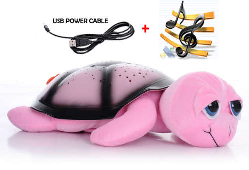 Big Eye Twilight Turtle Night Light with USB Music and more