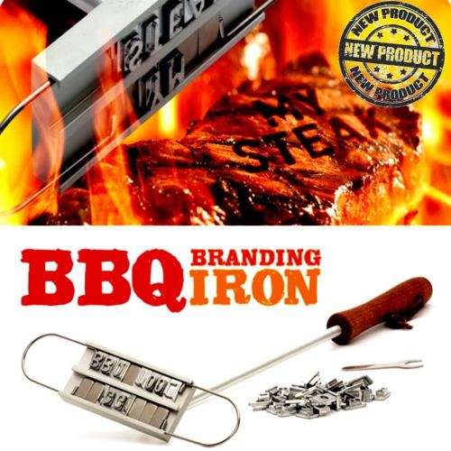 BBQ Branding Iron with Changeable Letters