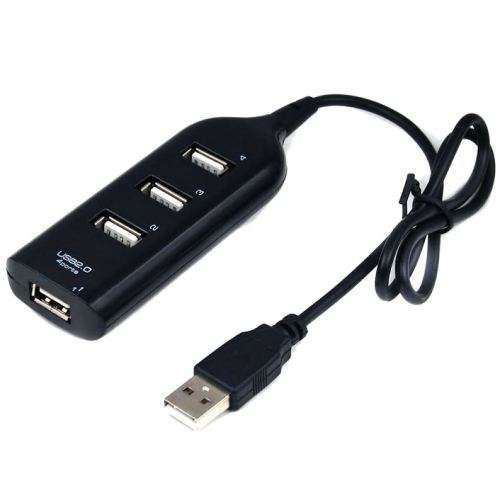 Ultimate 4 In 1 Mini 4 Port USB 2.0 Hub USB Port For Laptop PC Computer